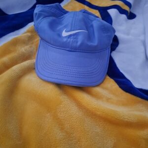 Nike Blue Snapback Cap with White Logo